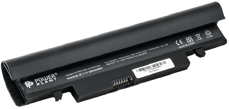 Аккумулятор POWERPLANT для ноутбуков Samsung N150 (AA-PB2VC6B SG1480LH) 11.1V 5200mAh (NB00000136) в Киеве