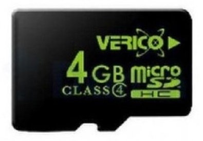 Карта памяти Verico MicroSDHC 4GB Class 4 (card only) в Киеве