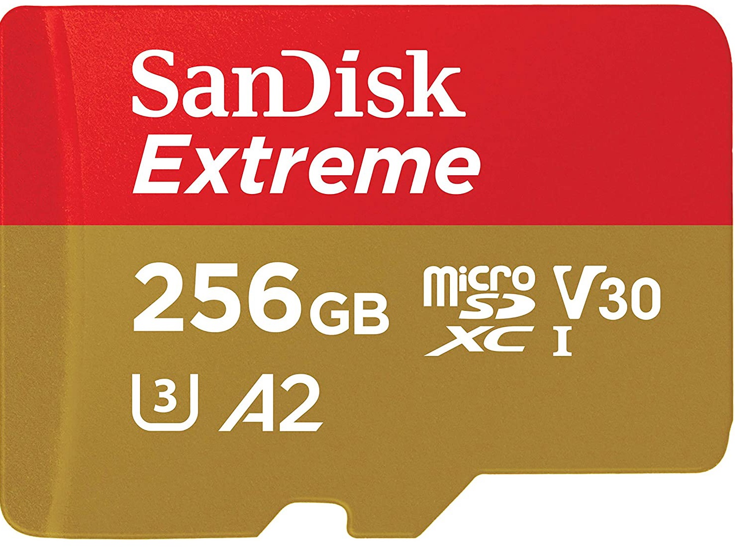 Карта пам'ятi SanDisk 256GB microSDXC C10 UHS-I U3 Extreme V30 (SDSQXA1-256G-GN6MN) в Києві