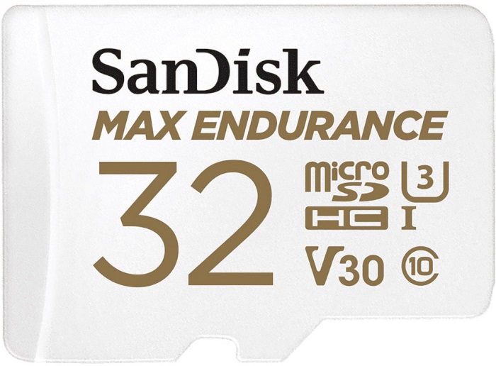 Карта памяти SanDisk 32GB microSDHC C10 UHS-I U3 V30 Max Endurance (SDSQQVR-032G-GN6IA) в Киеве