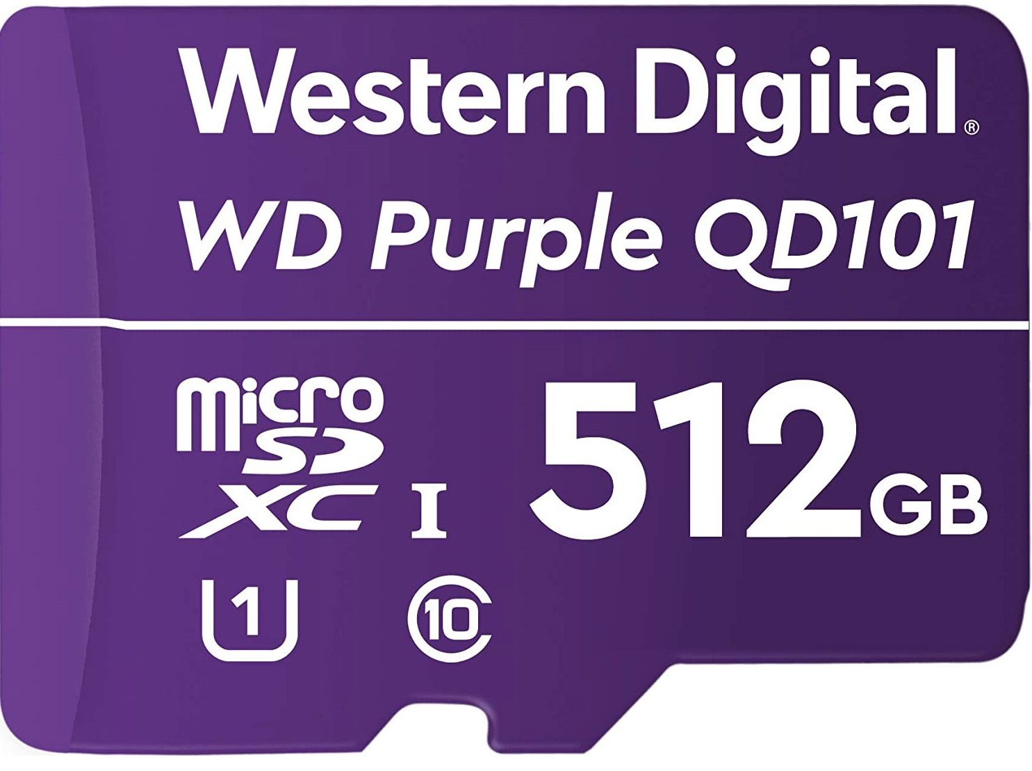 Карта пам'яті WD 512GB microSDXC UHS-I Purple (WDD512G1P0C) в Києві