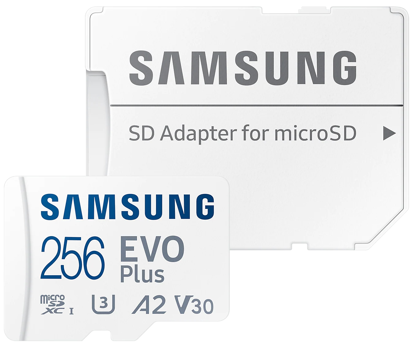Карта пам'яті Samsung EVO Plus microSDXC 256GB UHS-I + SD адаптер (MB-MC256KA/RU) в Києві