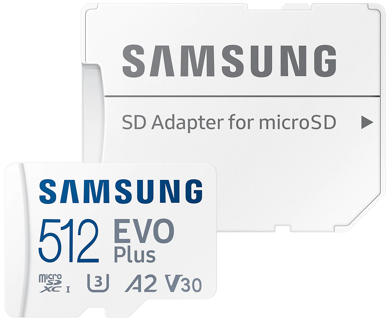 Карта пам'яті Samsung EVO Plus microSDXC 512GB UHS-I + SD адаптер (MB-MC512KA/RU) в Києві