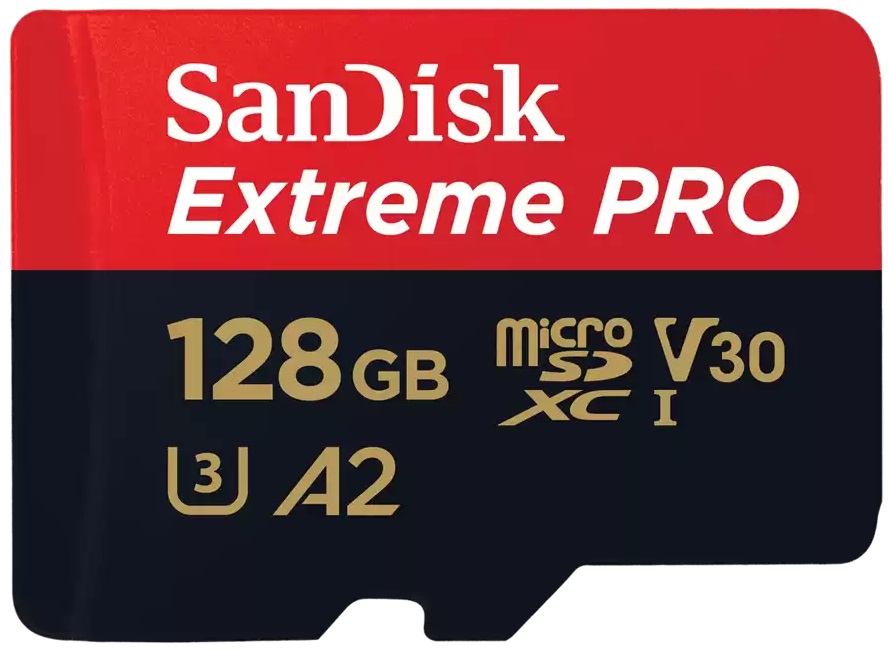Карта пам'яті SANDISK Extreme PRO 128GB microSDXC UHS-I + SD Adapter (SDSQXCD-128G-GN6MA) в Києві
