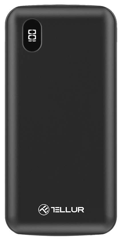 Универсальная мобильная батарея Tellur PD100 10000mAh 18W Black (TLL158231) в Киеве