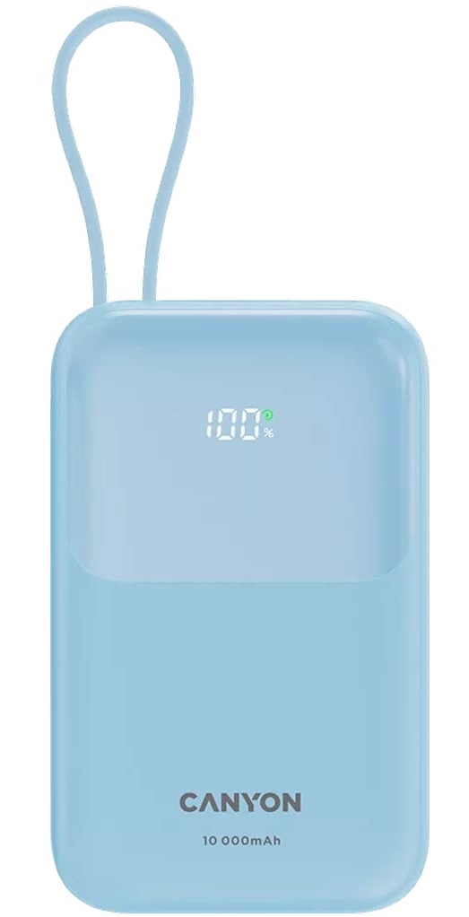 Батарея мобільна CANYON OnPower 101 10000 mAh Blue (CNS-CPB101BL) в Києві