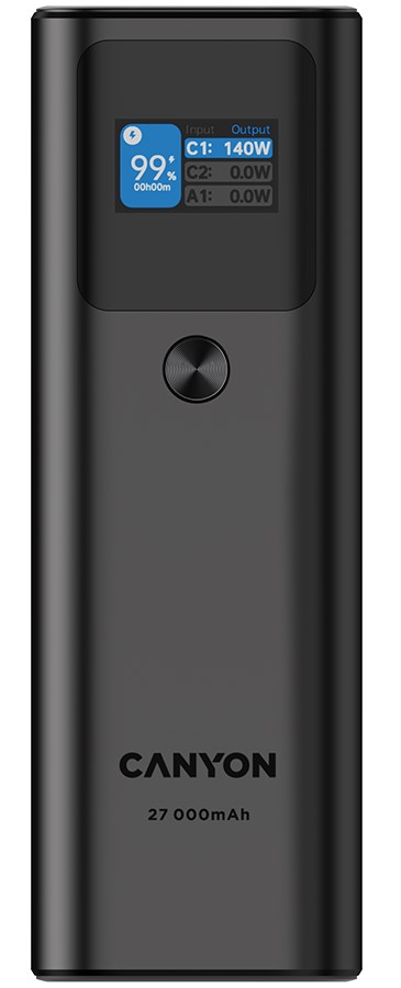 Батарея мобільна CANYON PB2010DG 27000mAh 140W (CNE-CPB2010DG) в Києві