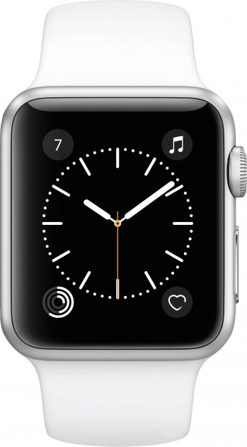 Смарт-часы Apple Watch S1 (MNNG2) 38mm Silver/White в Киеве