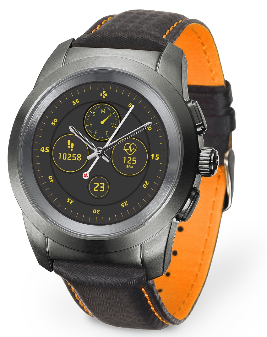 Смарт-часы MyKronoz ZeTime Regular Premium (44мм) Orange Black в Киеве