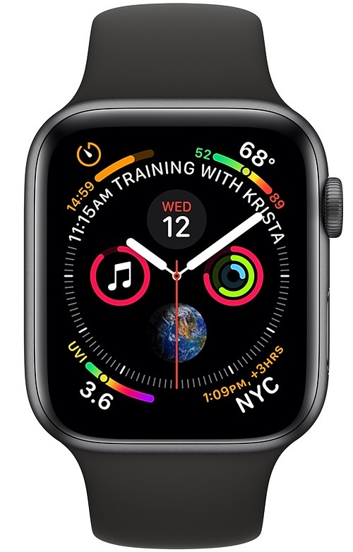 Смарт-годинник Apple Watch Series 4 GPS 44mm Space Grey Aluminium Case в Києві