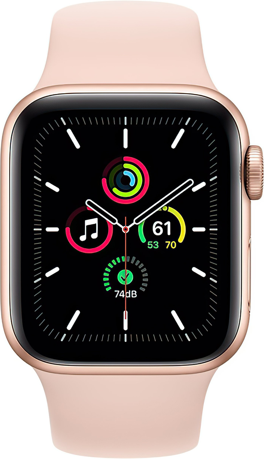 Смарт-годинник Apple Watch SE 40 mm Gold/Pink Sand Aluminium Case Sport Band (MYDN2UL/A) в Києві