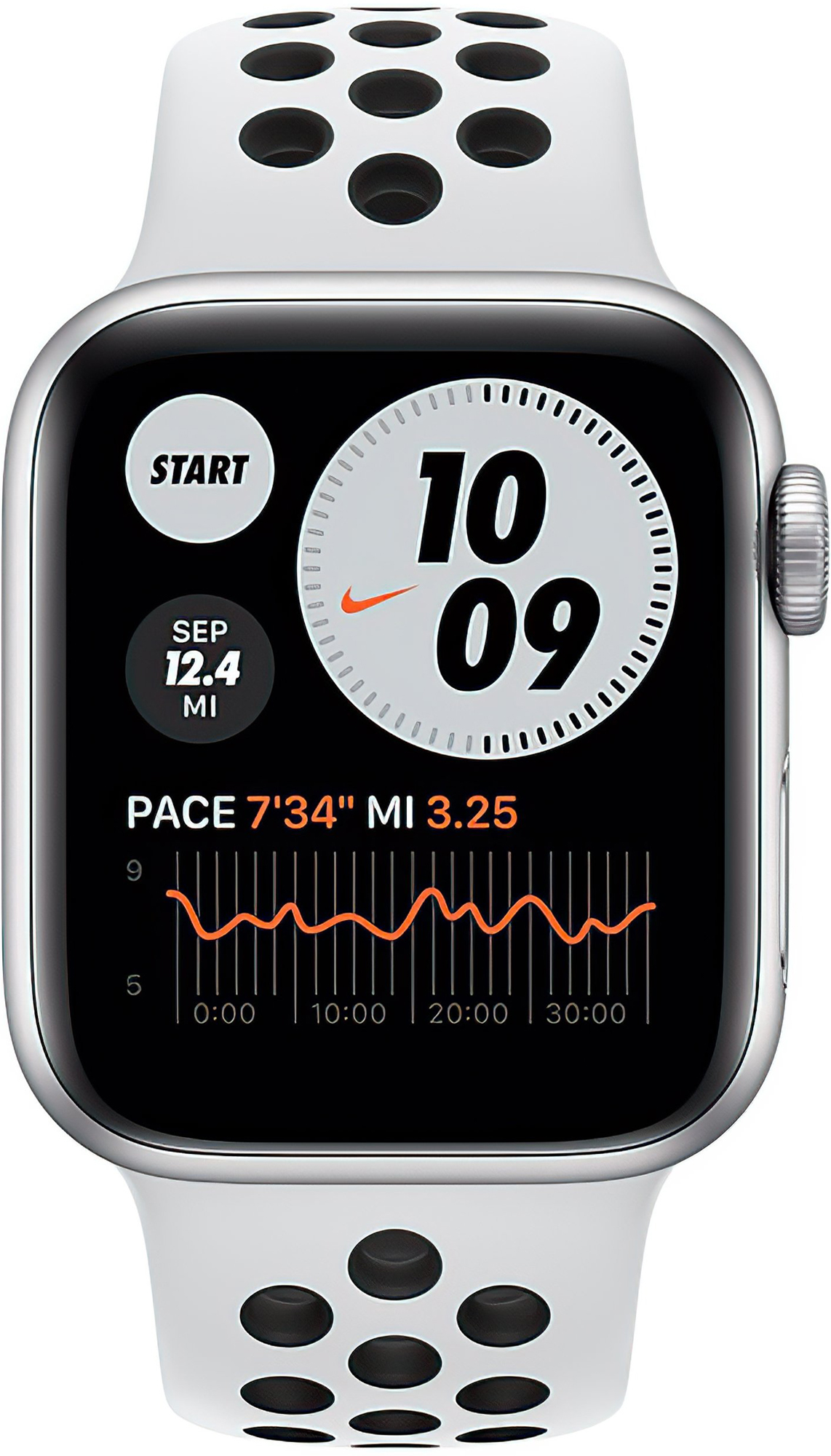 Смарт-часы Apple Watch Nike SE 44mm Silver Aluminium Case Sport Band (MYYH2UL/A) в Киеве