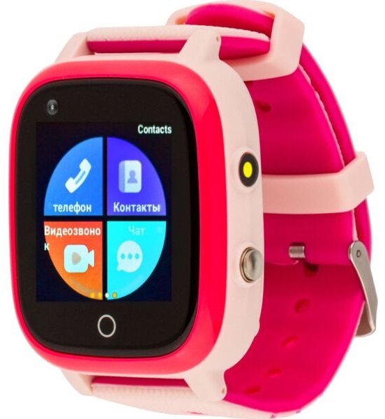 Часы детские AMIGO GO005 4G WiFi Thermometer Pink в Киеве