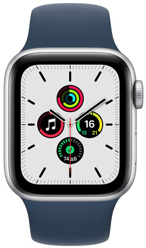Смарт-годинник Apple Watch SE 40 mm Silver (MKNY3UL/A) в Києві