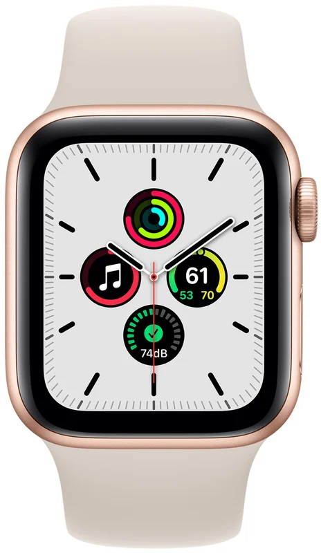 Смарт-годинник Apple Watch SE 40 mm Gold (MKQ03UL/A) в Києві