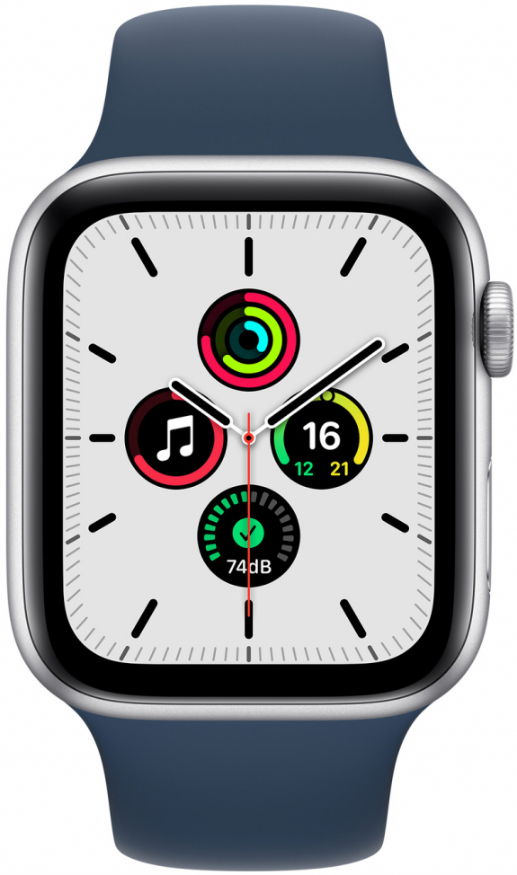 Смарт-часы Apple Watch SE 44 mm Silver (MKQ43UL/A) в Киеве