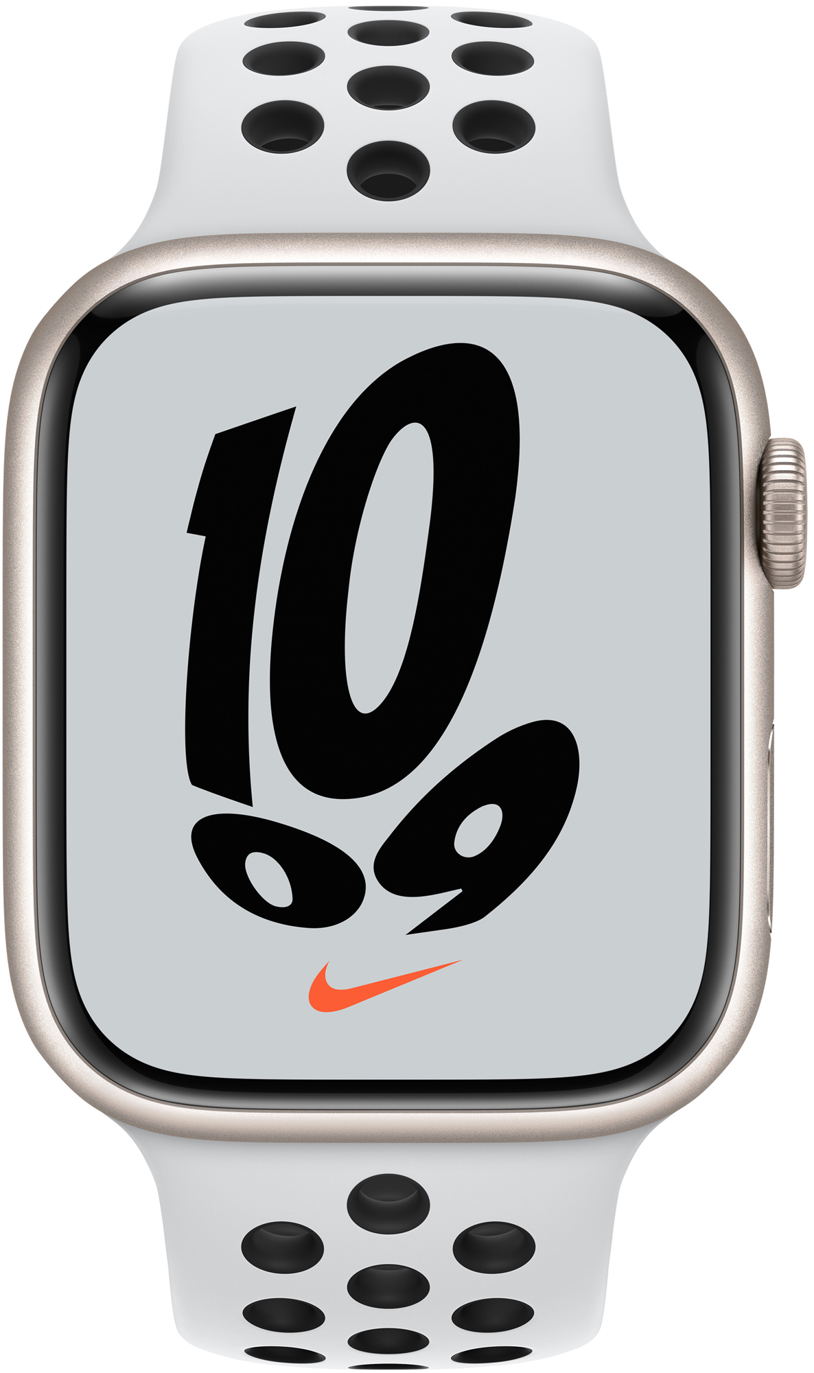 Смарт-годинник Apple Watch Series 7 Nike 45 mm Starlight (MKNA3UL/A) в Києві