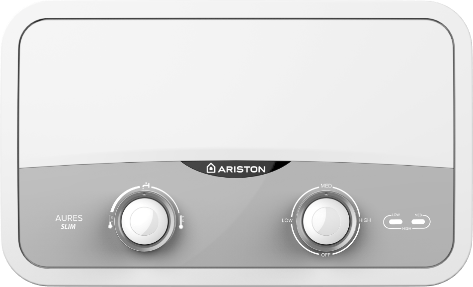 Проточный водонагреватель ARISTON Aures Slim Flow 5.5 COM (3520018-V) в Киеве