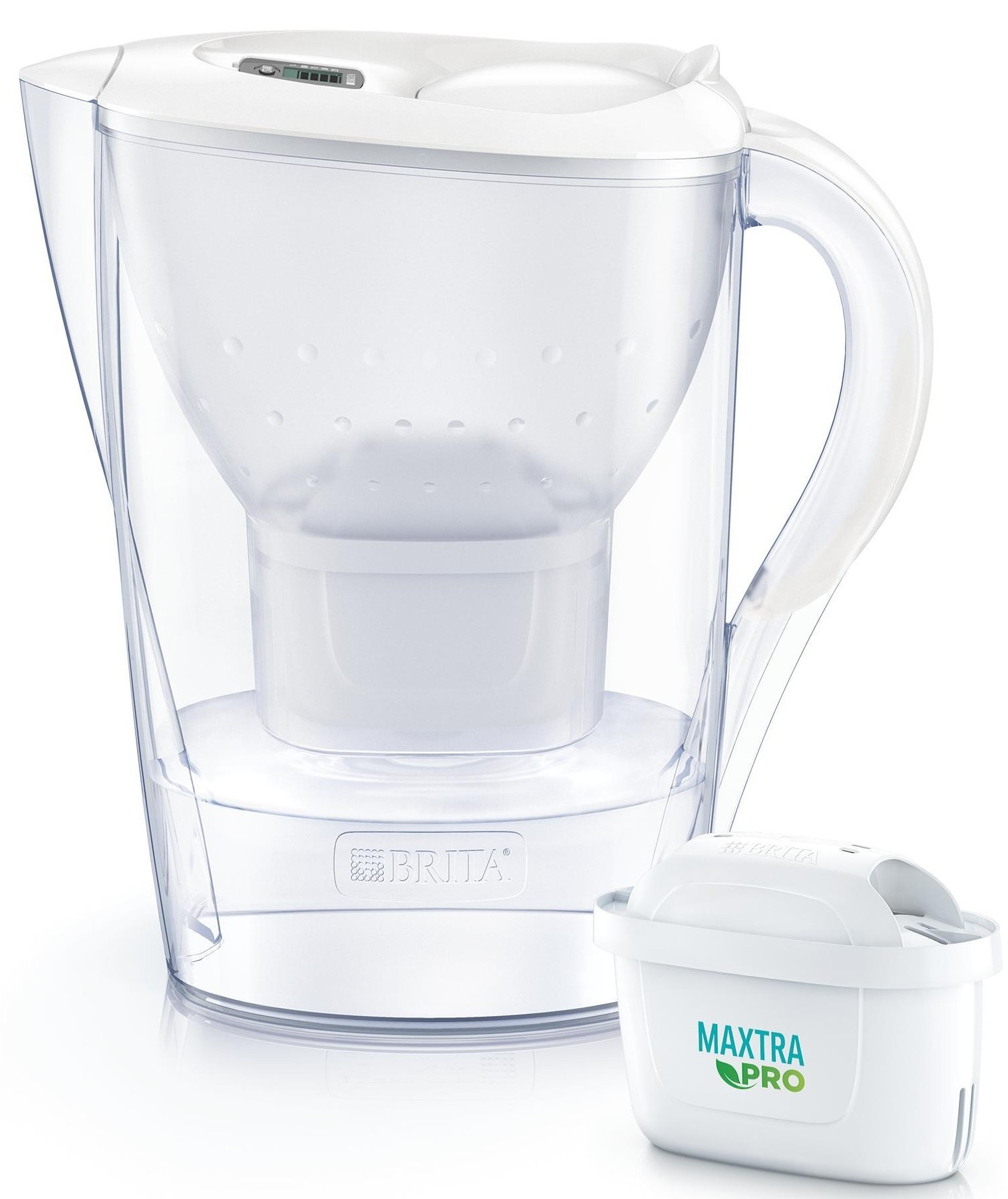 Фільтр-глечик BRITA Marella XL Memo MXPro White + 3 картриджа (1052782) в Києві