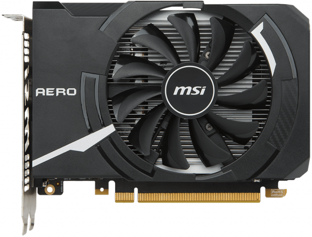 Видеокарта MSI GeForce GTX 1050 Ti 4GB GDDR5 128-bit Aero ITX OC (GTX 1050 TI AERO ITX 4G OC) в Киеве