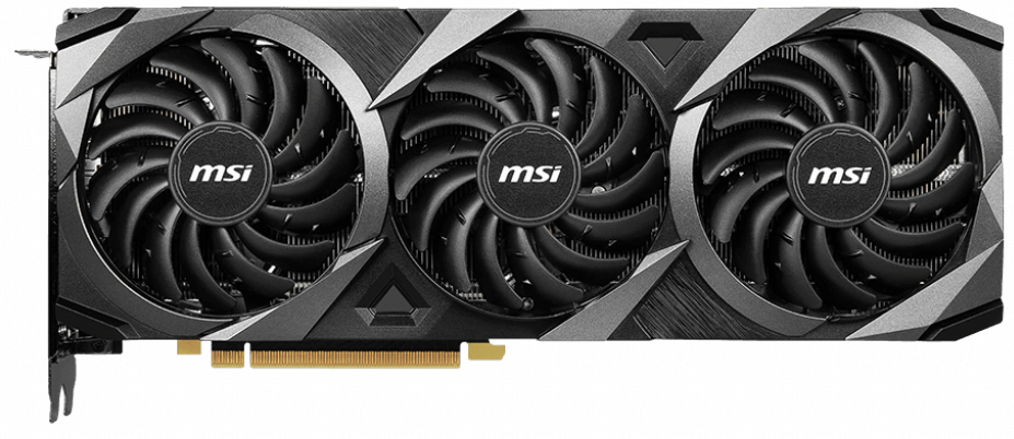 Відеокарта MSI GeForce RTX 3080 12GB GDDR6Х Ventus 3X Plus OC LHR (RTX 3080 VENTUS 3X PLUS 12G OC LHR) в Києві