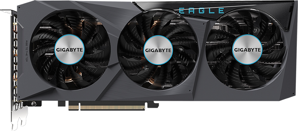 Відеокарта GIGABYTE GeForce RTX 3070 8GB GDDR6 Eagle OC LHR (GV-N3070EAGLE OC-8GD) в Києві