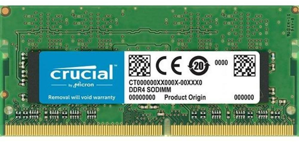 Пам'ять SoDimm CRUCIAL 1x4GB DDR4 2666MHz (CT4G4SFS8266) в Києві