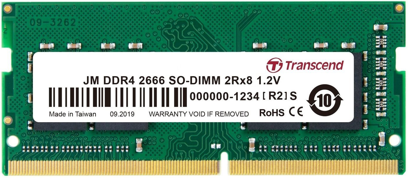 Память TRANSCEND JetRam SO-DIMM DDR4 2666MHz 32GB (JM2666HSE-32G) в Киеве