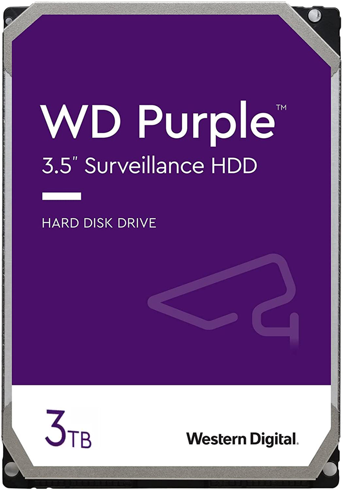 Жорсткий диск 3.5" WD Purple 3TB SATA (WD33PURZ) в Києві