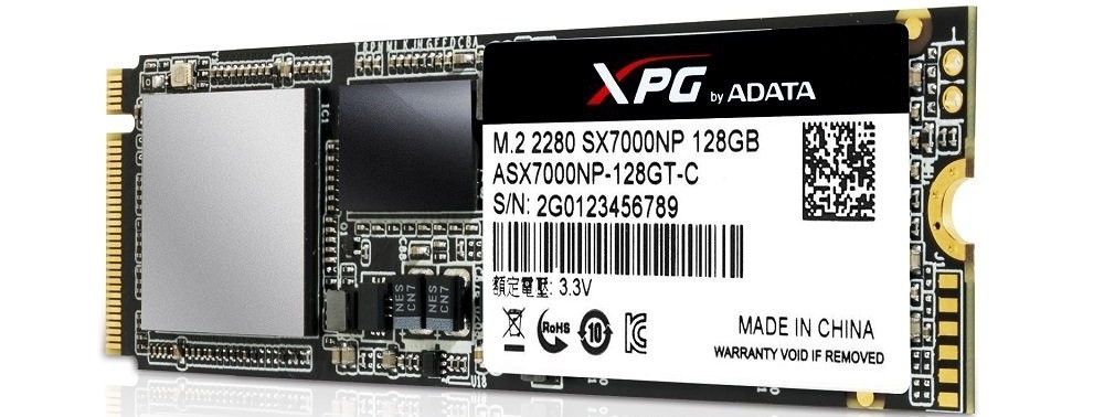 Накопитель SSD 128GB AData SX7000NP XPG Gaming PCIe M.2 3D TLC (ASX700 в Киеве