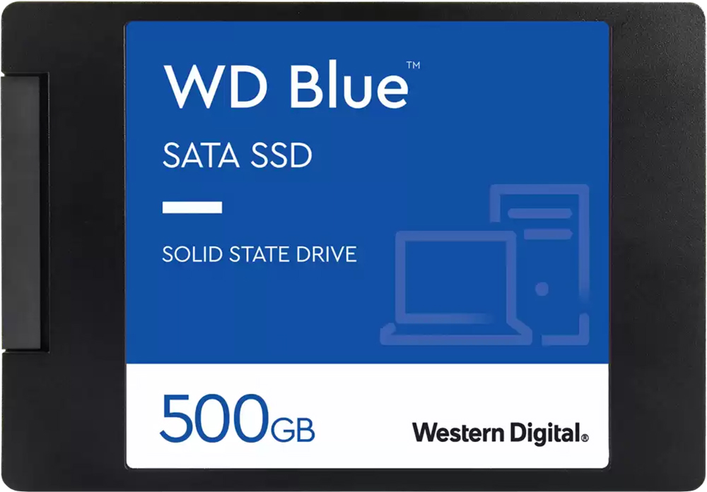 Накопичувач SSD 2.5" WD Blue 500GB SATA3 (WDS500G2B0A) в Києві