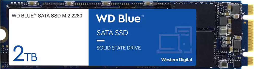 Накопитель SSD WD Blue 2TB M.2 SATA3 (WDS200T2B0B) в Киеве
