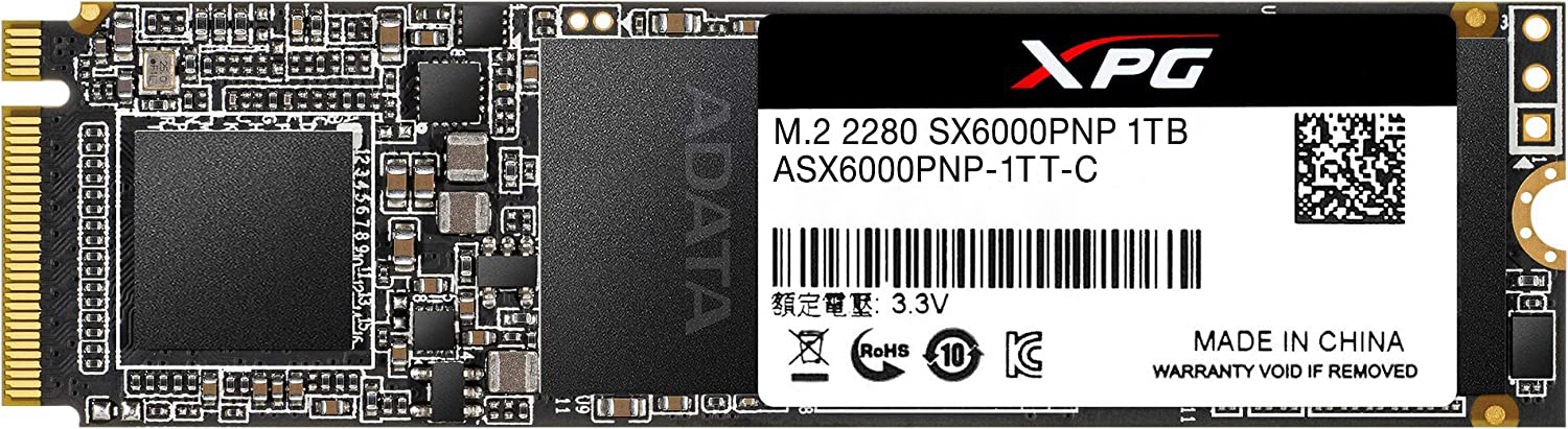 Накопичувач SSD ADATA XPG SX6000 Pro 1TB M.2 NVMe (ASX6000PNP-1TT-C) в Києві