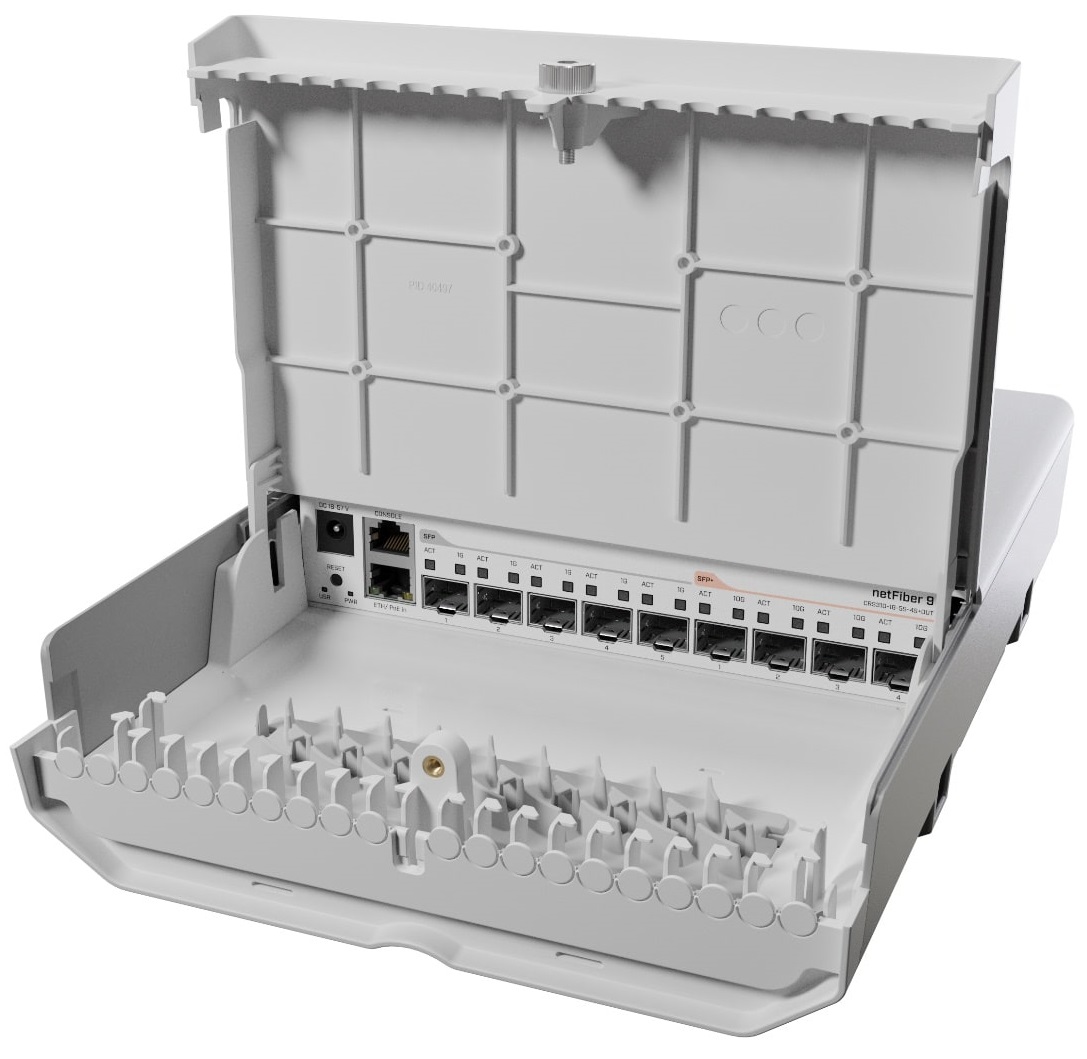 Комутатор MikroTik netFiber9 Cloud Router Switch CRS310-1G-5S-4S+OUT в Киеве