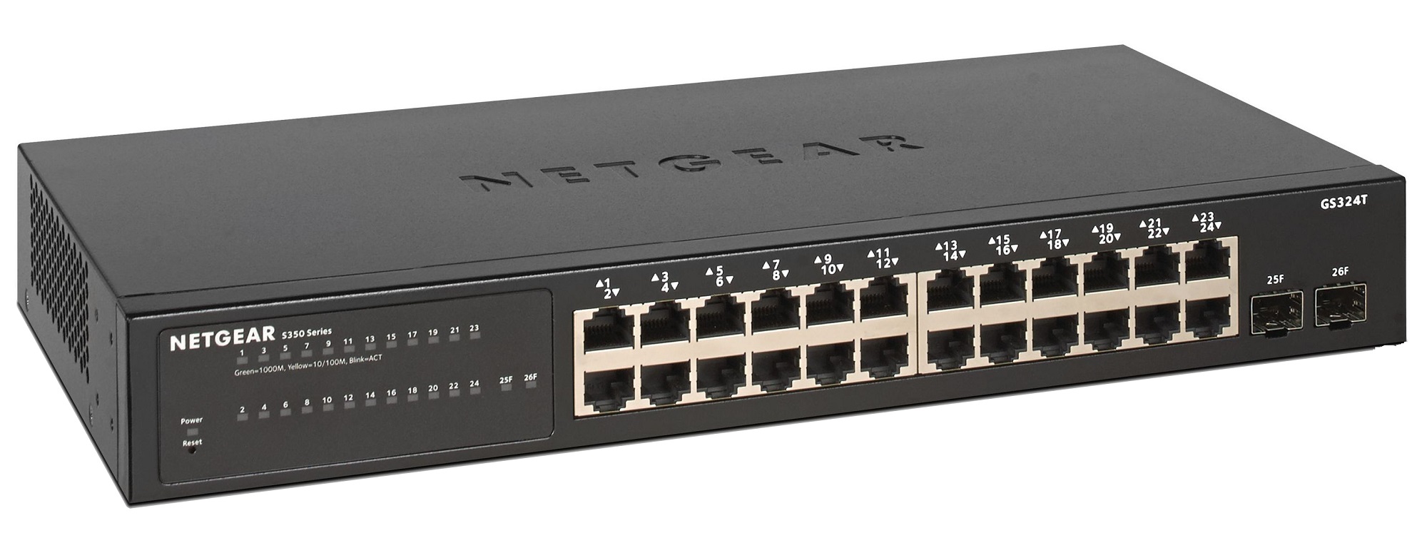 Коммутатор NETGEAR GS324T 24x1GE 2xSFP (GS324T-100EUS) в Киеве