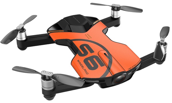 Квадрокоптер Wingsland S6 GPS 4K Pocket Drone-2 Batteries Orange в Киеве