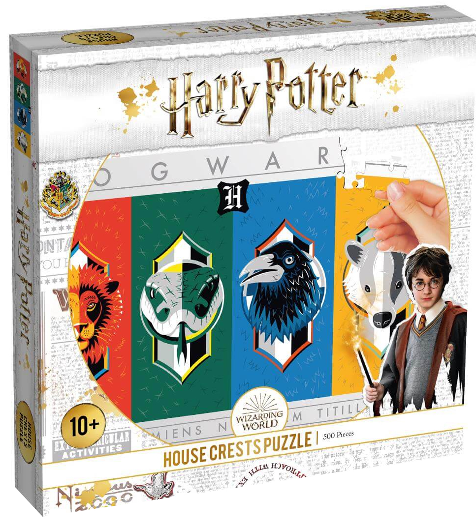 Пазл WINNING MOVES Harry Potter House Crests 500 pcs (WM00369-ML1-6) в Києві