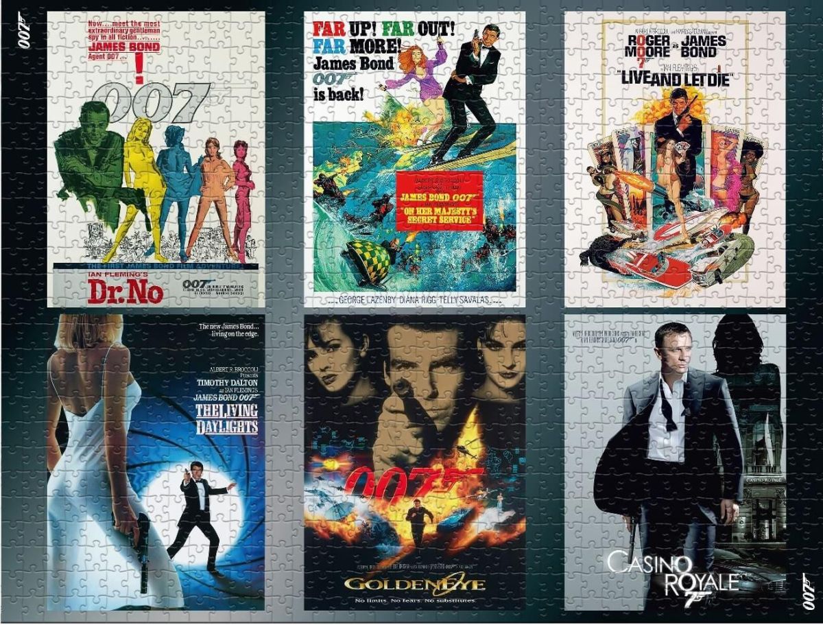 Пазл WINNING MOVES James Bond 007 Actor Debut Poster 1000 шт (WM01314-ML1-6) в Києві