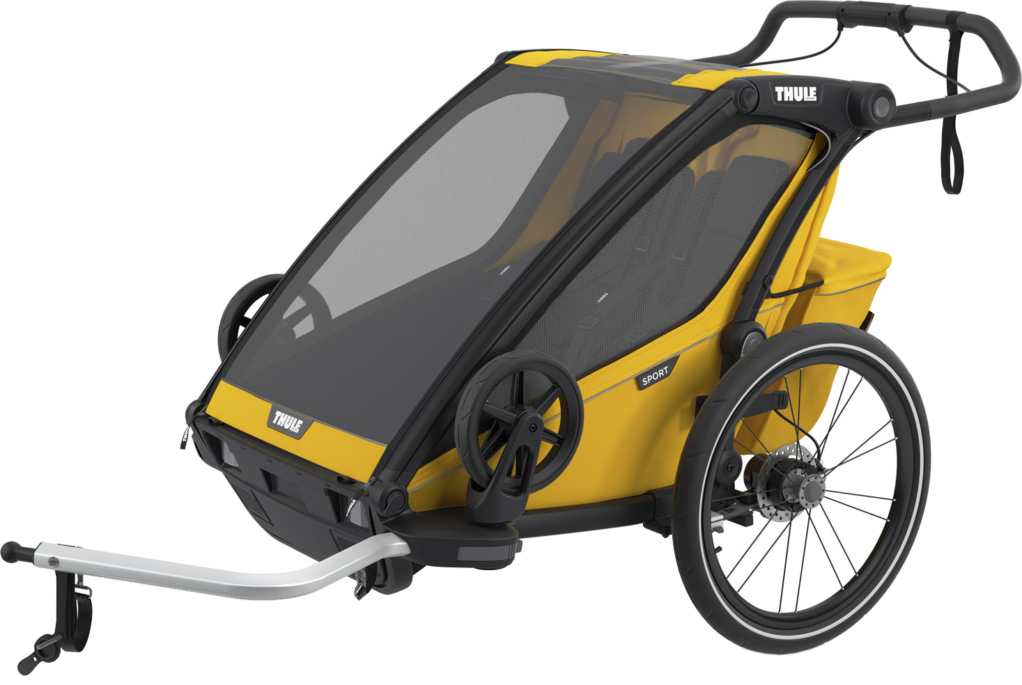 Дитяча коляска THULE Chariot Sport2 2021 Spectra Yellow (TH10201024) в Києві