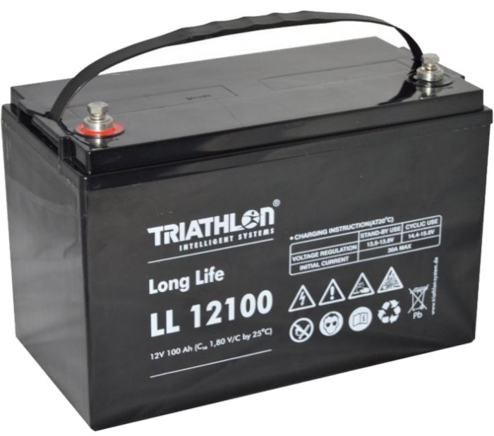 Аккумулятор TRIATHLON LL12100 12V 100Ah AGM (91010167) в Киеве