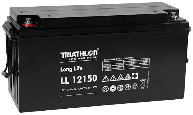 Аккумулятор TRIATHLON LL12150 12V 150Ah AGM (91010170) в Киеве