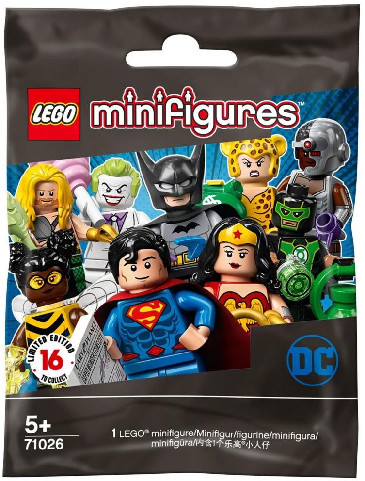 Конструктор LEGO Minifigures DC Super Heroes 9 деталей (71026) в Києві