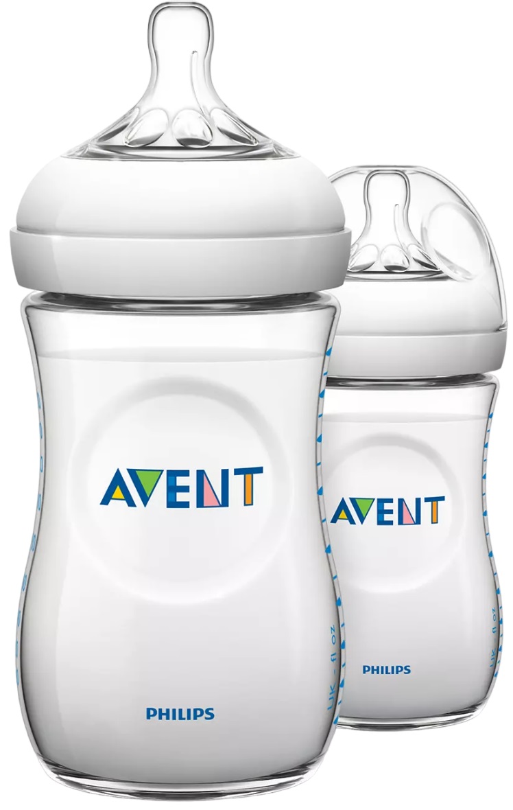 Пляшка для годування PHILIPS Avent Natural 2х260мл (SCF693/27) в Києві