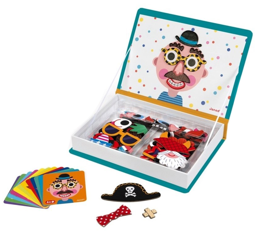 Магнитная книга JANOD Смешные лица-мальчик (J02716) в Киеве