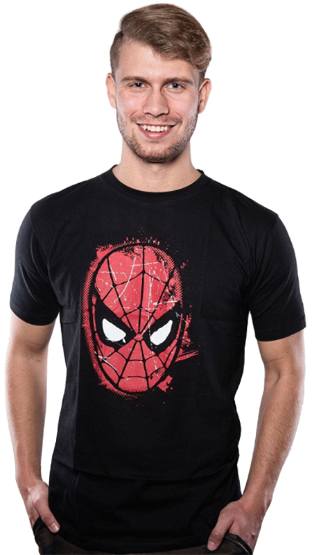 Футболка чоловіча GOOD LOOT Marvel Comics Spider-Man Mask L Black (5908305224662) в Києві