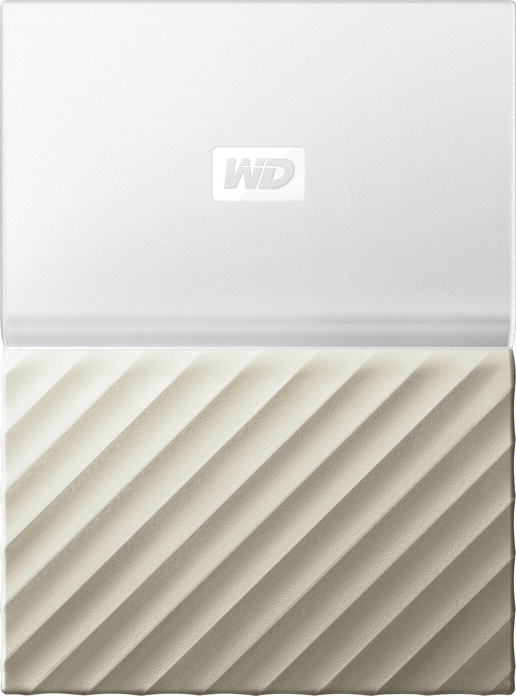 Зовнішній жорсткий диск 2.5" WD My Passport Ultra 4TB USB White/Gold (WDBFKT0040BGD-WESN) в Києві