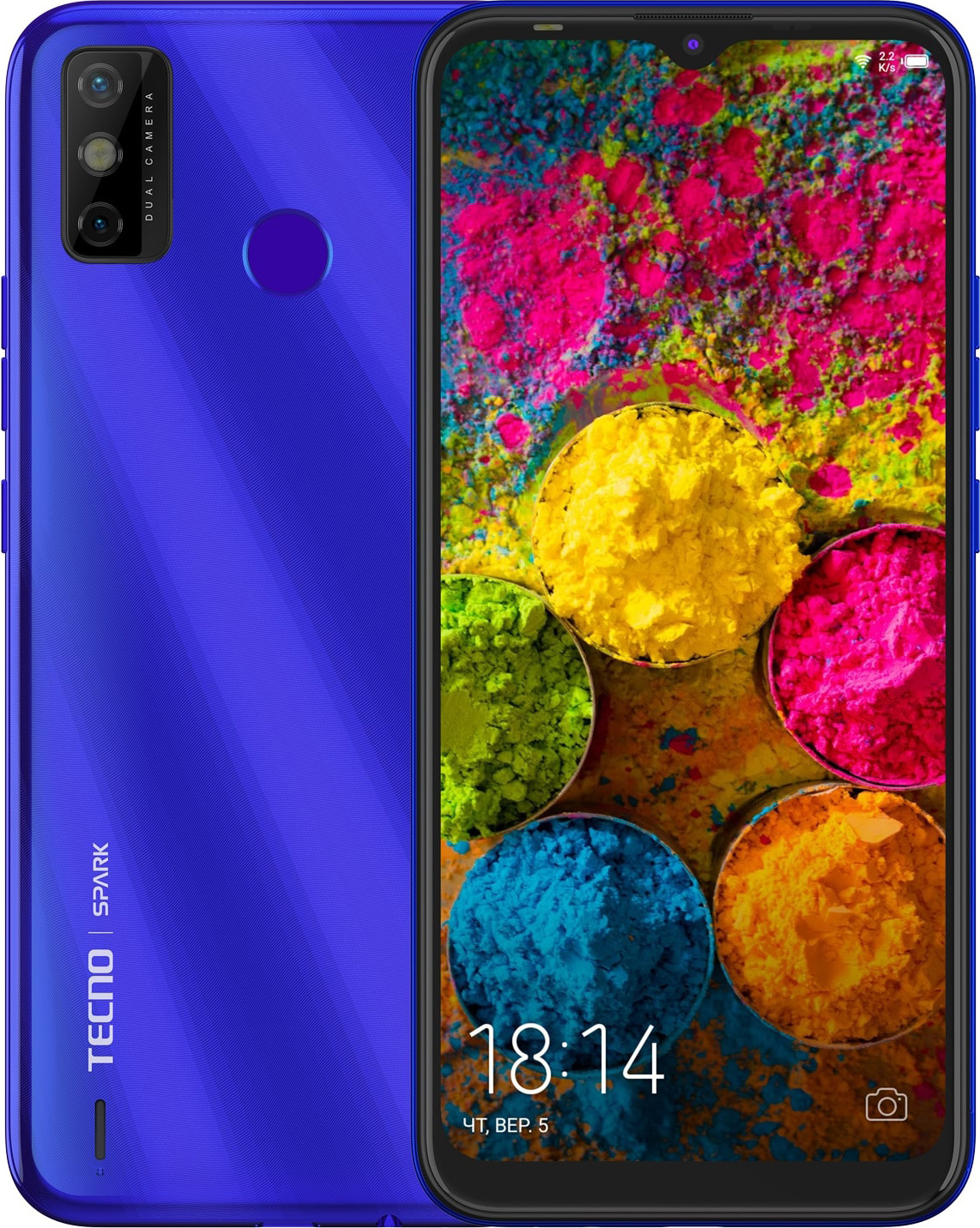 ᐉ Смартфон TECNO Spark 6 Go (KE5) 3/64GB Aqua Blue — купить в Киеве и  Украине | Цена и отзывы в ELDORADO