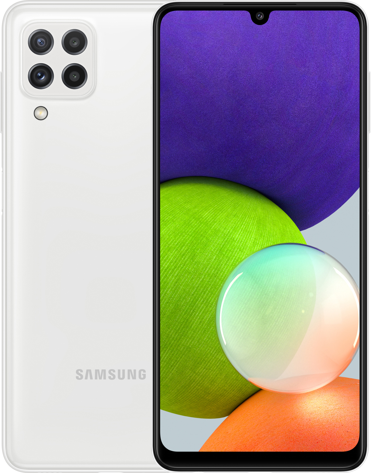 Смартфон SAMSUNG Galaxy A22 4/64GB White (SM-A225FZWDSEK) в Києві