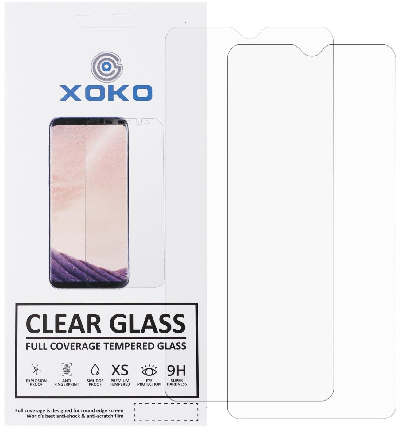 Захисне скло ХОКО Ultra clear Xiaomi Redmi Note 8T (2 шт.) (XK-ULT-GL-XM-NT8T) в Києві