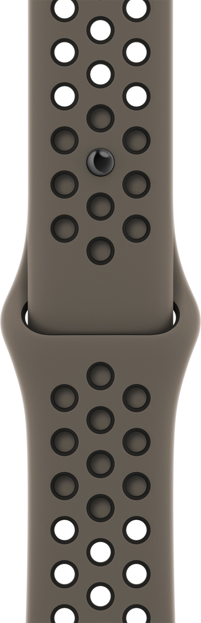 Ремешок APPLE Nike Sport Band для Apple Watch 45mm Regular Olive Grey/Black (MPH73ZM/A) в Киеве